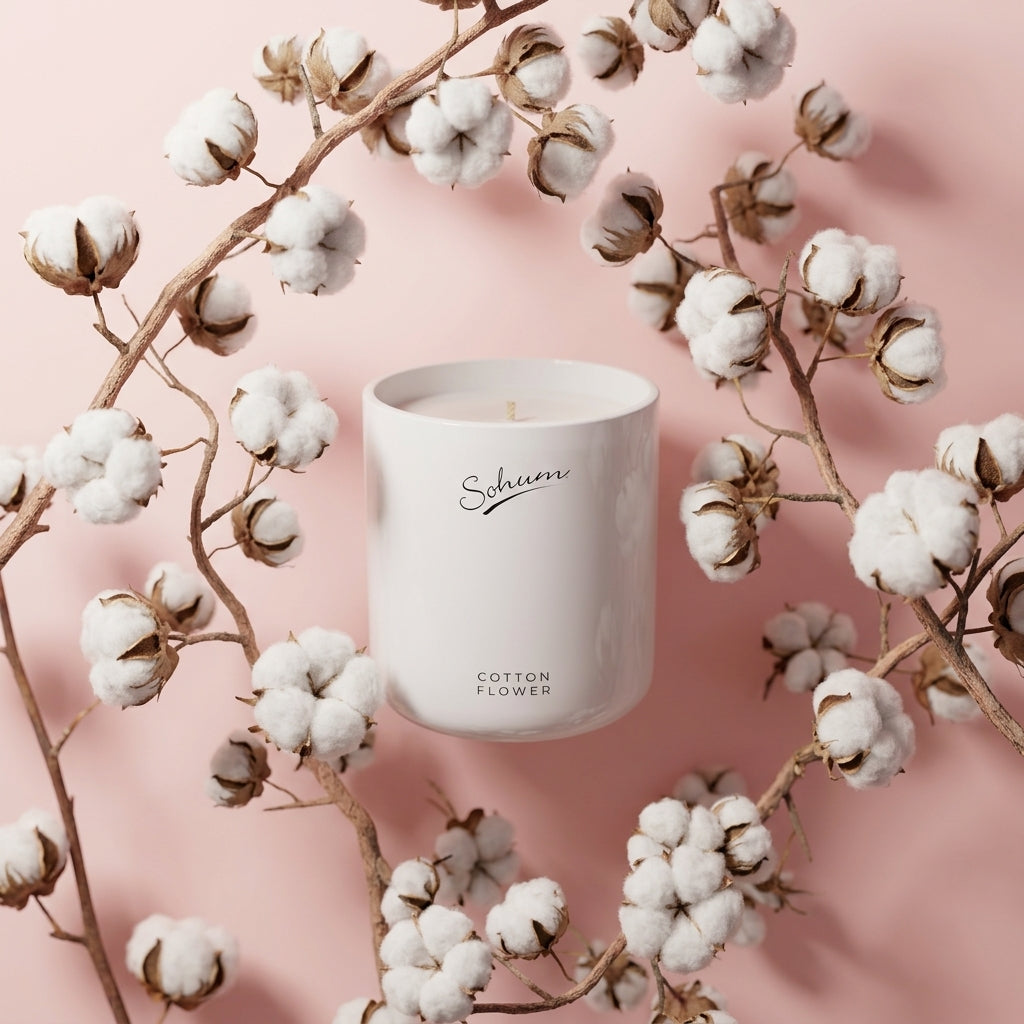 Cotton Flower Signature Candle