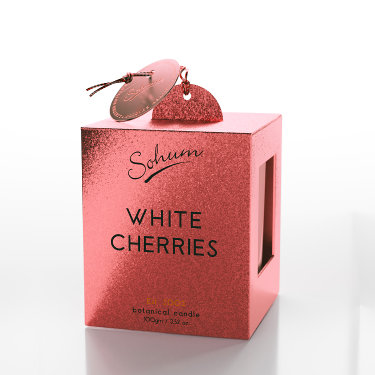 White Cherries Gifting Candlette