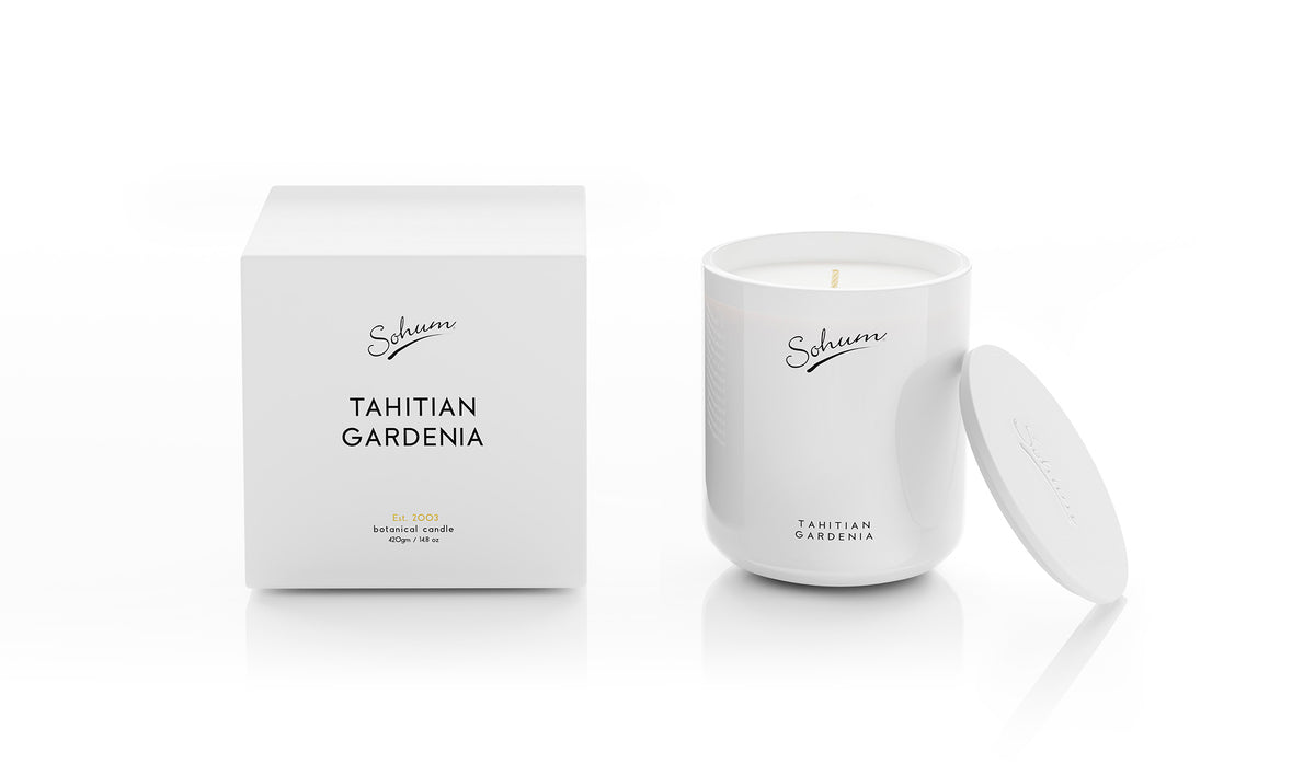 SOHUM Tahitian Gardenia Signature Candle