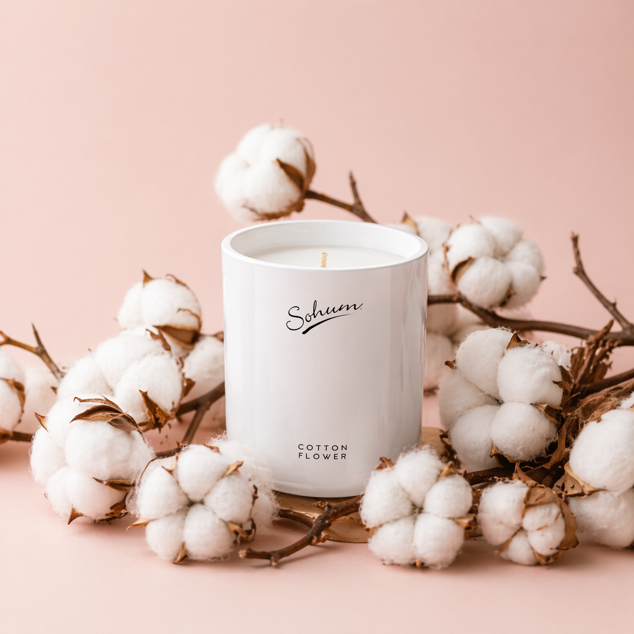 Cotton Flower Signature Candle